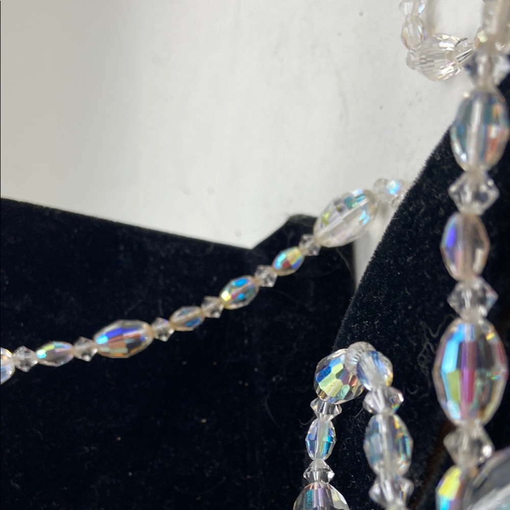 Antique Czech Crystal Necklace - image 4